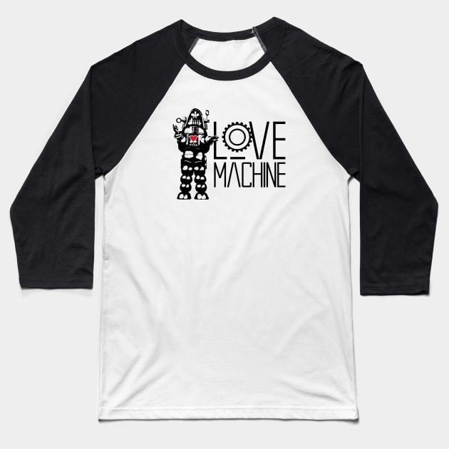 VALENTINE'S LOVE MACHINE Baseball T-Shirt by KERZILLA